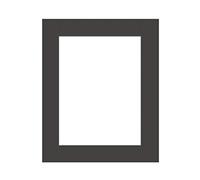 DEHA Design paspartú 50x70 cm para foto en 40x60 cm, negro