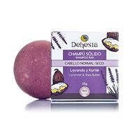 DEHESIA Champú Sólido BIO para Cabello Seco con Lavanda y Karité - Nutrición e Hidratación, 65g