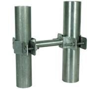 Dehn Abrazadera De Fijación De Acero Inoxidable Para Tubos D40/45-65mm Con Distanciador L95mm - 105162
