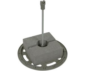 DEHN DLH 8 H435 D300 BS Juego Con Placa Base Y Bloque De Hormigón - 253125