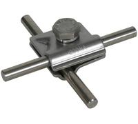 Dehn MV Abrazadera StSt 200KA Tornillo hexagonal Accesorios - 390209