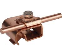 Dehn+Söhne 4013364046887 339 067 CU f.Wulst - Terminal de conexión para protección contra Rayos (16-22 mm) 3 Stück Dachrinnenklemme