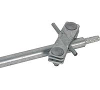 Dehn+Söhne TE-Anschlussschelle 625 015 St/tZn D25 f.Rd7-10 - Terminal de conexión para tierra de varilla/profundidad 4013364026599 (2 unidades)