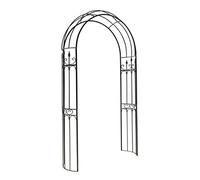 Dehner Alina - Arco de Rosas, Aprox. 233 x 132 x 38 cm, Metal, Color Negro