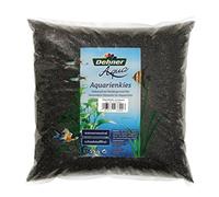 Dehner Aqua - Grava Brillante para acuarios, Grano 2-3 mm, 5 kg, Color Negro