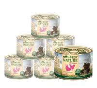 Dehner Best Nature - Comida para Gatos (6 x 200 g, 1,2 kg)