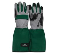 Dehner Guante de jardín de rosas y arbustos, resistente, resistente a los cortes, lavable, talla S