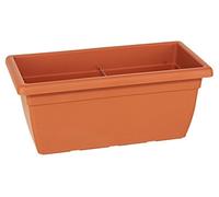 Dehner Jardinera akea, Aprox. 60 x 31 x 26 cm, plástico, Terracota