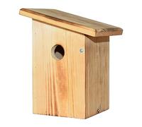 Dehner Natura Jonna - Caja Nido para pájaros Silvestres (19 x 24 x 16 cm, Madera de Pino)