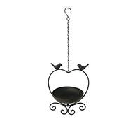 Dehner Natura Kalahari - Dispensador de Comida para Aves Silvestres, Aprox. 27 x 21,5 x 16 cm, Metal, Gris.