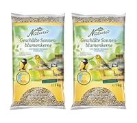 Dehner Natura Premium - Comida para Aves Silvestres sin cáscara, para Todo el año, Rica en proteínas, Alta energía, alimento para Aves Silvestres, 1 kg (Paquete de 2)