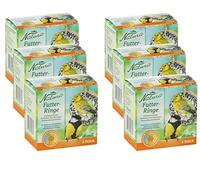 Dehner Natura Wild pájaro Forro de Anillos, 6 x 3 Unidades, 900 g