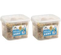 Dehner Natura Wild pájaro Forro, Fortuna de Sebo, 21 Unidades (5.3 kg) (Paquete de 2)
