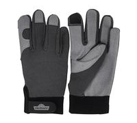 Dehner Premium - Guantes de jardinería (piel, cierre de, talla M)