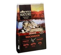 Dehner Wild Nature Alimento seco para Perros Senior Bergweide | sin Cereales | pienso Natural con Pato | pienso seco Premium, para Perros Mayores sensibles, Alto Contenido de Carne, 4 kg