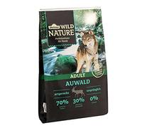 Dehner Wild Nature Auwald - Alimento seco para Perros con Carne Salvaje sin Cereales, alimento seco para Perros sensibles Adultos, Alto Contenido de Carne, 4 kg