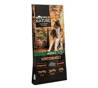Dehner Wild Nature - Comida para Perros de bajo Bosque, sin Cereales, sin azúcar, para Perros Adultos, jabalí, 12 kg