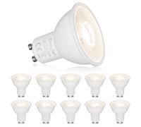 Dehobo Bombillas LED GU10, Bombilla de Luz Blanco Neutro 4000K 6W 480Lumen (equivalente a 60W) para Lámparas GU10, Adecuada para Salón, Dormitorio, Cocina, No Regulable, Paquete de 10