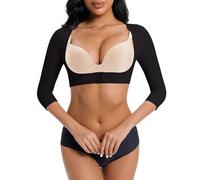 DEHORU Dama brazo moldeador de brazos, moldeador de mangas, postura, postura, quirúrgico, compresión, corrector de joroba, moldeador de figura, Negro , M