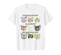 DEI Diversidad Equidad Inclusión Apoyo Gatos Dibujos Animados Lindo Camiseta