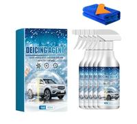 DeIcer for Car Windshield Defroster, Ice Remover & Snow Melting Spray 60ml, Winter Car Essentials for Quick Frost and Ice Removal (5pcs)