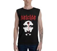 Deicide Band Sleeveless T Shirt Mens Fashion Tank Tops Summer Round Neckline Vest Black(Small)