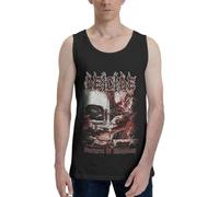 Deicide Overtures of Blasphemy Band Tank Top T Shirt Man'S Sleeveless T-Shirts Sport Vest Black(XX-Large)