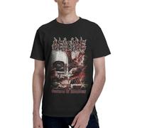 Deicide Overtures of Blasphemy T Shirt Men Fashion Round Neck Shirts Summer Short Sleeve tee Black(Large)