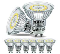 DEIFUA GU10 Bombilla LED Blanco frio 5000K 850 Lúmenes 6W Equivalente 90W Halógena, Caja de 6 unidades, AC 230V Foco PAR16 Sin Parpadeo, Lámpara Reflectora Haz Ancho de 120° No Regulable