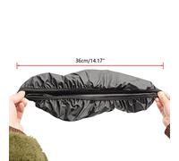 deijshi Alforja impermeable, bolsa de tubo frontal, forro protector, cubierta trasera de lluvia para fotos