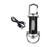 deijshi Linternas con llavero de luz recargable por USB, linterna de bolsillo para acampar al aire libre, luz de trabajo para buscar senderismo