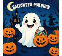 Dein erstes Halloween Malbuch: Das große Mal- und Beschäftigungsbuch mit über 20 Motiven, Reimen, Rätseln und einer Bastel-Überraschung für Kinder ab 2 Jahren.
