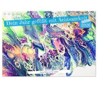 Dein Jahr gefüllt mit Achtsamkeit (Tischkalender 2026 DIN A5 quer), CALVENDO Monatskalender: Fülle dein Jahr mit Achtsamkeit
