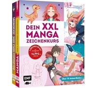 Dein XXL-Manga-Zeichenkurs: 2 Bücher im Bundle | über 70 Anime-Motive zeichnen | Profi-Tipps zu Anatomie bis Charakter-Design | Von Bösewicht bis ... coolen Typen, Schulmädchen und Tagträumern