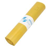 DEISS PREMIUM 13001 - Bolsas para residuos, rollo de 25, tipo 60, color amarillo