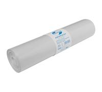DEISS PREMIUM Bolsas de basura 120 L, transparentes, 25 bolsas/rollo, LDPE | Sacos de 700 x 1100 mm para residuos de peso medio, ideales para recogida de residuos y ropa