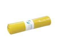 DEISS PREMIUM - Bolsas de basura (60 my, 120 L), color amarillo