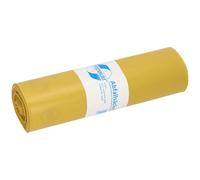 DEISS PREMIUM - Bolsas de basura (60 my, 70 L), color amarillo