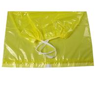 DEISS PREMIUM Bolsas de basura amarillas con cordón de 90 litros, 5 rollos - 125 unidades