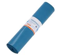 DEISS PREMIUM PLUS bolsas de basura, color azul, 120 l, 25 bolsas, 20013 | Sacos azules y grandes para residuos ligeros, ideales para el hogar, oficinas y la industria