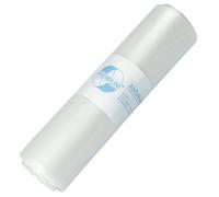 DEISS PREMIUM Sacos de basura 70 L, transparentes, 25 bolsas/rollo | Sacos de 575 x 1000 mm, tipo 60, resistentes al desgarro y la perforación, para residuos de peso medio
