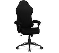 Deisy Dee Fundas elásticas de poliéster para sillas reclinables, para sillas de Juegos de Carreras, Color Negro