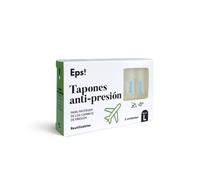 DEITERS - Eps! Tapones de Oídos Antipresión 2 Unidades, Talla L, Tapones Reutilizables y Moldeables, Protegen Cambios de Presión y Ruido, Protectores Oído, Accesorio para Viajar en Avión, Dormir Bien