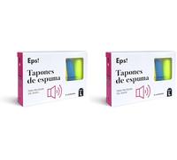 DEITERS - Eps! Tapones de Oídos Espuma 6 Unidades, Talla L, Tapones Reutilizables y Moldeables, Protege del Ruido, para Dormir Bien, Cancelación de Ruido, Tapones Oído contra Ruidos Fuertes