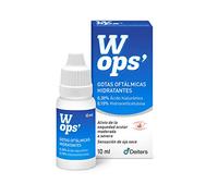 DEITERS - Wops' Gotas Humectantes 10 ml, Lágrimas Artificiales para Ojo con Sequedad de Moderada a Severa, Colirio con Ácido Hialurónico 0,3%, Gotas Lubricantes en Frasco