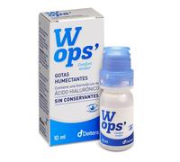 DEITERS - Wops' Gotas Humectantes 10 ml, Lágrimas Artificiales para Ojos Secos, Colirio con Ácido Hialurónico 0,15% y Sin Conservantes, Colirio, Gotas Lubricantes en Frasco
