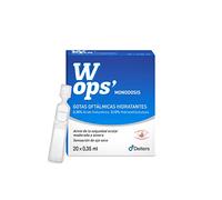 DEITERS - Wops' Gotas Humectantes 20 Monodosis, Lágrimas Artificiales, para Ojos con Sequedad de Moderada a Severa, con Ácido Hialurónico 0,3%, Colirio, Gotas Lubricantes
