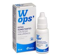 DEITERS - WOPS' Gotas Humectantes Multidosis, Lágrimas Artificiales para Ojos Secos, Ácido Hialurónico, Colirio, Gotas Lubricantes, Frasco 10 ml