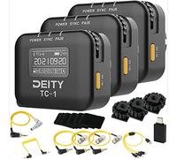 Deity TC-1 Kit Caja de código de Tiempo inalámbrica, 3 Piezas, Radio de 2.4 G, precisión de código de Tiempo 0.5 ppm, 8 Canales, Bluetooth 5.0, Rango máximo de 250 pies, Compatible con Control de