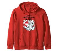 Deja a Groenlandia en Paz Sudadera con Capucha